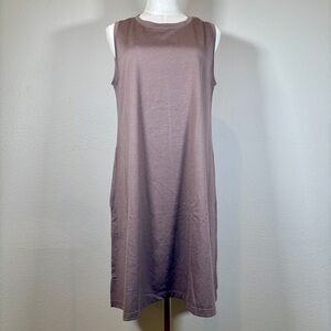 WoolX Clara Dress Sleeveless Knee Length Merino Wool Size Large